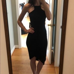 Express black cocktail dress